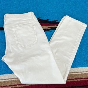Old Navy White Rock Star Straight Leg Jeans